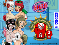 Teen Girls Braless Boxing Vol 3 pt 2