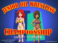Junior Oil Wrestling