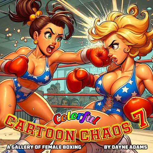Digital Dames 100: Colorful Cartoon Chaos 07