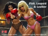 Digital Dames 65: Pink, Leopard and Leather